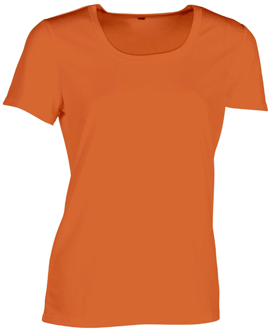 Tee shirt femme séchage rapide publicitaire en polyester 130G/M² couleur Respirant  Sport