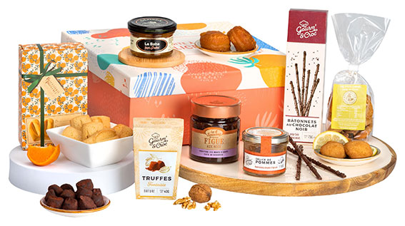 Coffret gastronomique publicitaire Coffret gastronomique personnalisé Le Goûter